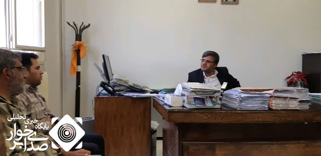 دیدار اعضای پایگاه بسیج شهید مصطفی خمینی(ره)با دادستان برخوار