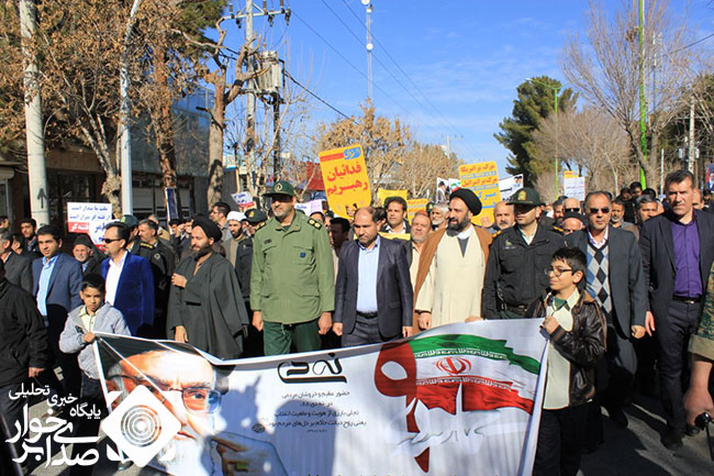 گزارش تصویری راهپیمایی ۹ دی در شهرستان برخوار
