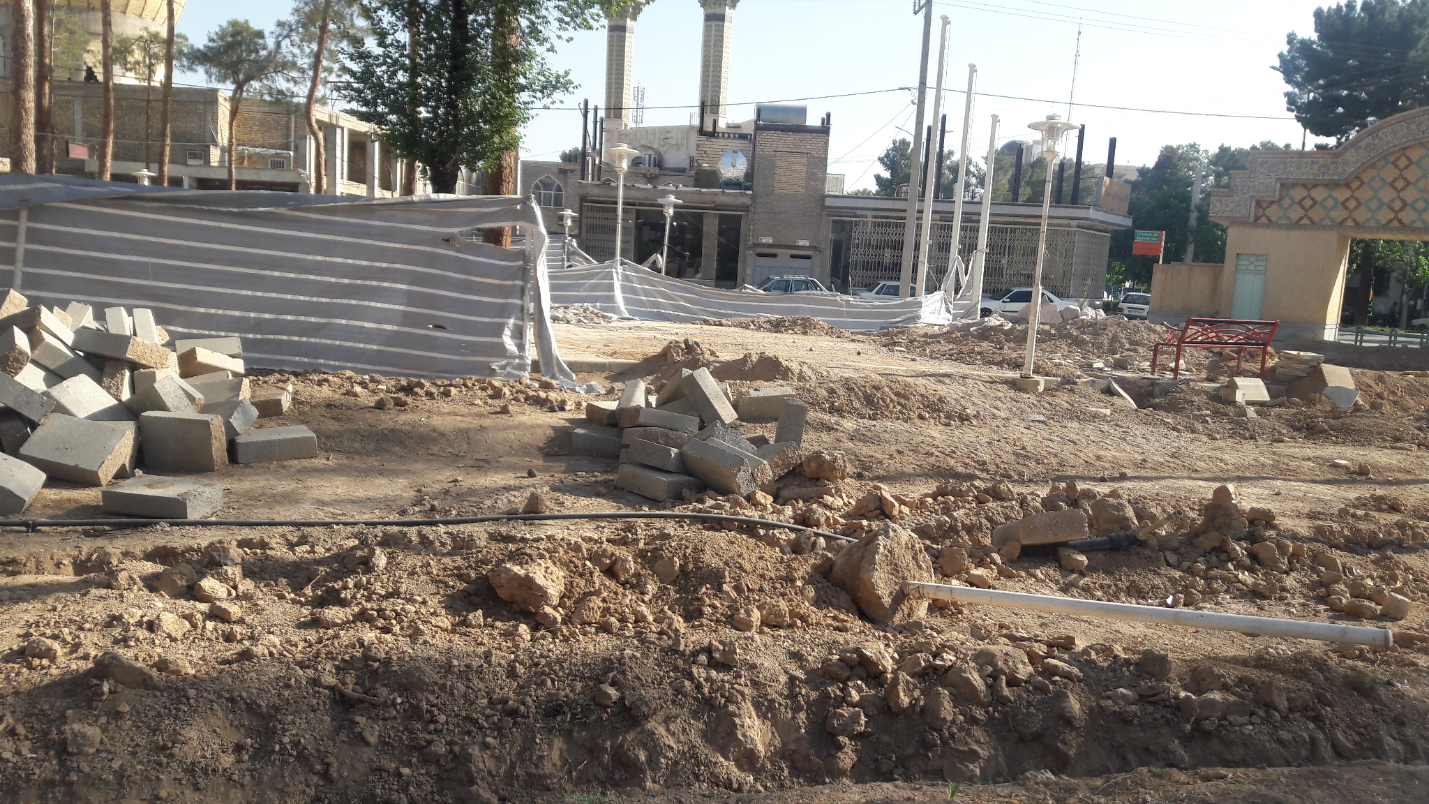 نارضایتی مردم دولت آباد از طولانی شدن پروژه پارک سید محمد/کندی اجرای  پروژه ها در سایه بی مدیرتی